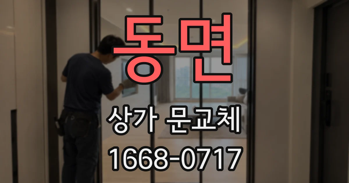 동면 상가 문교체