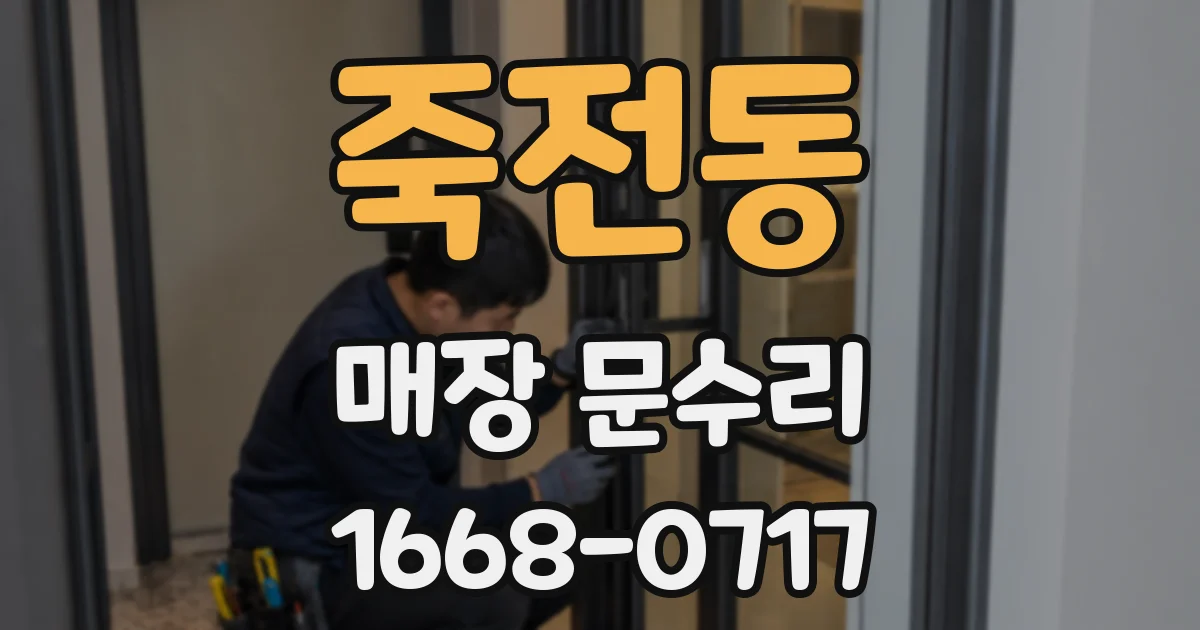 죽전동 매장 문수리
