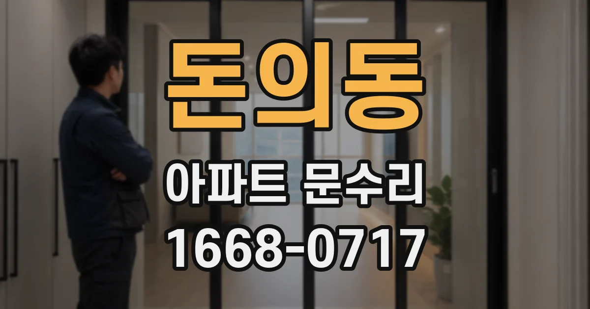 돈의동 아파트 문수리