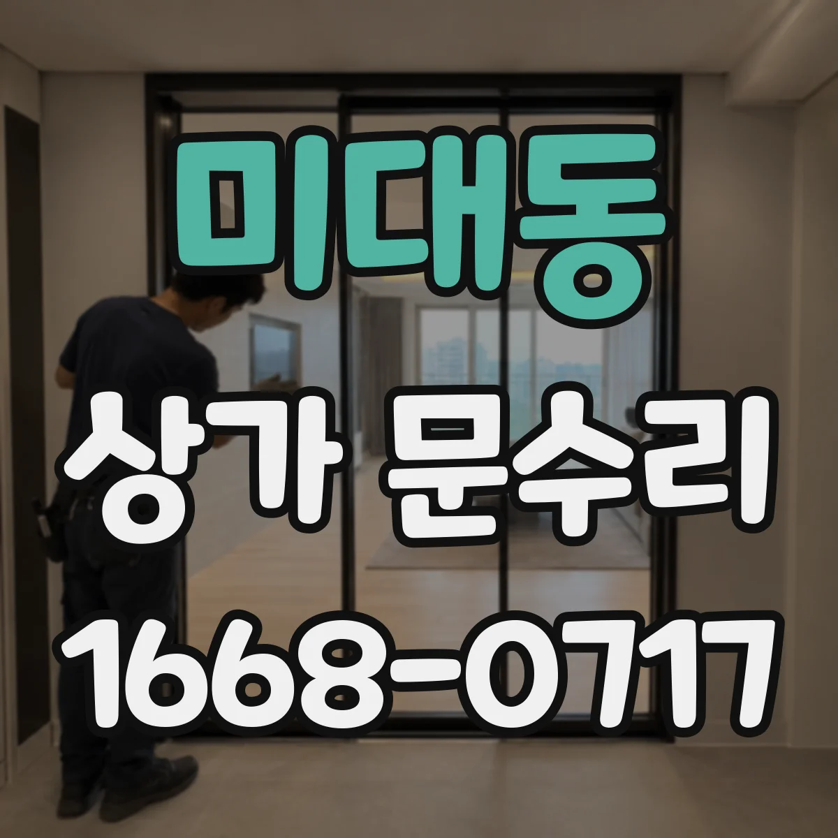 미대동 상가 문수리