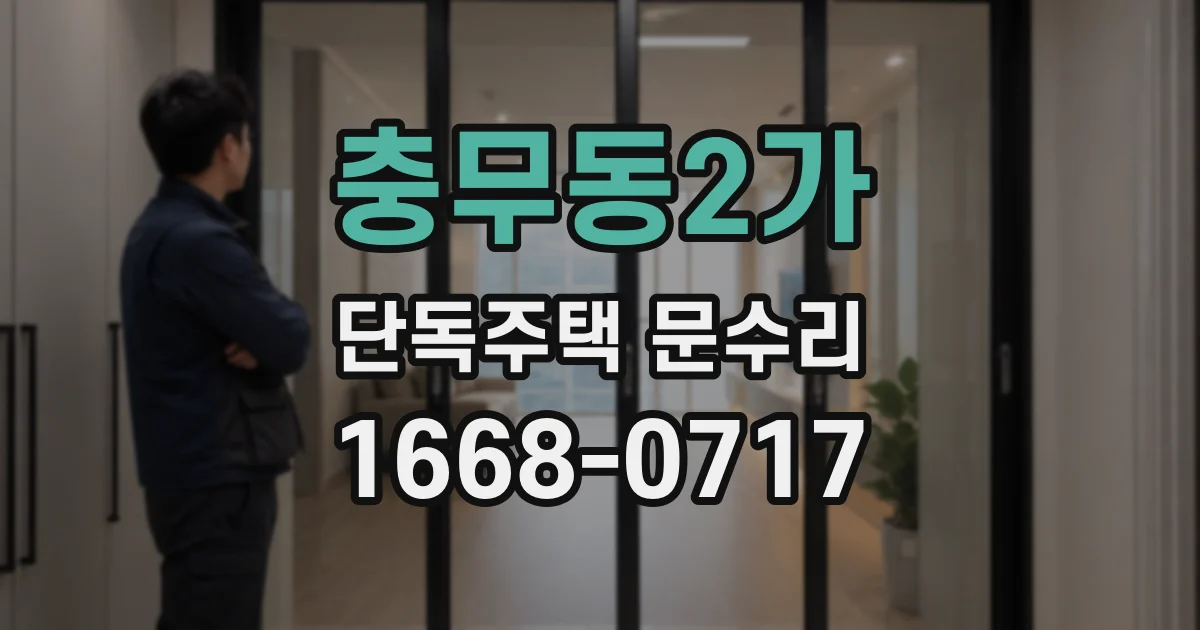 충무동2가 단독주택 문수리