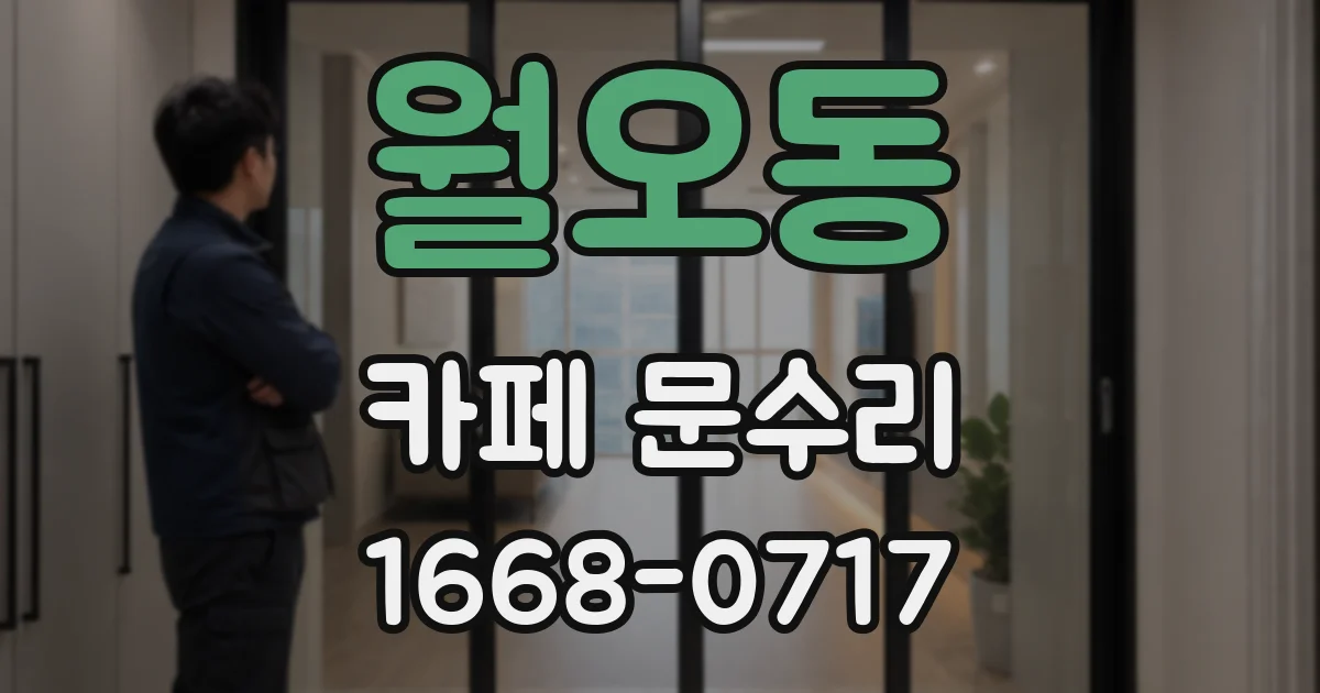 월오동 카페 문수리