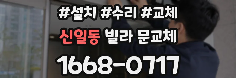 신일동 빌라 문교체