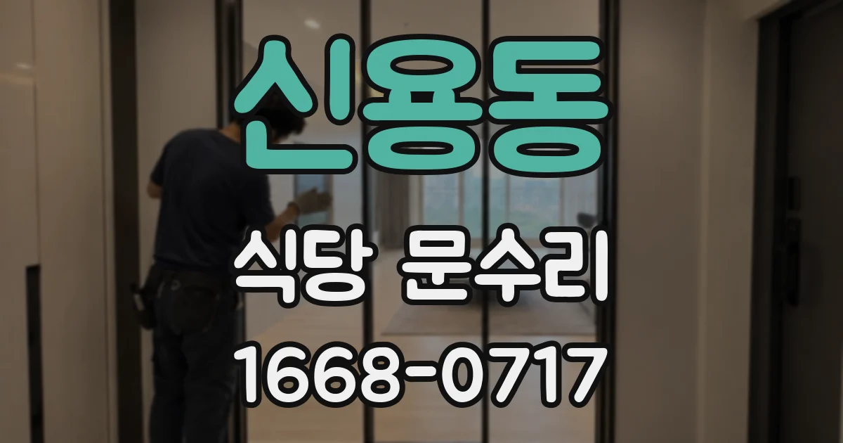 신용동 식당 문수리