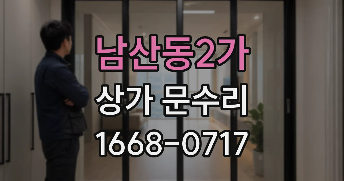 남산동2가 상가 문수리