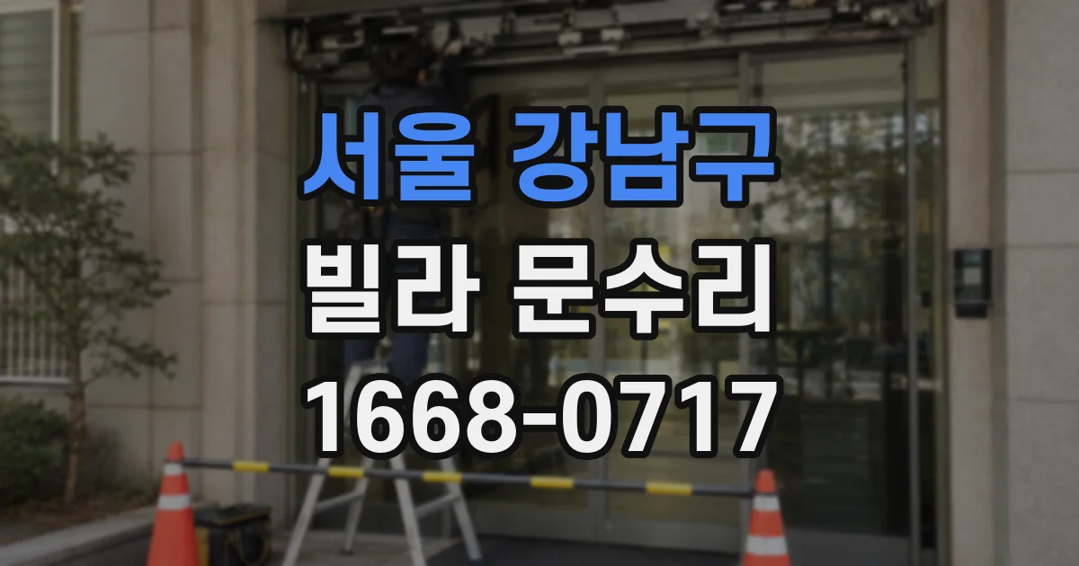 서울 강남구 빌라 문수리