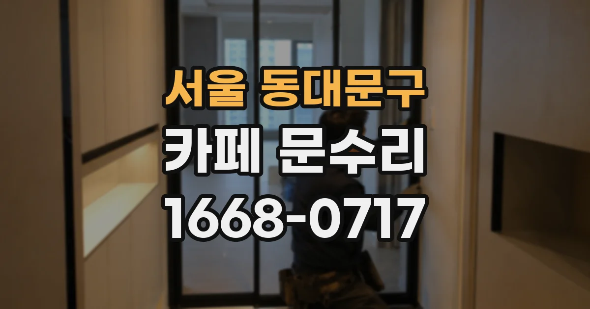 서울 동대문구 카페 문수리