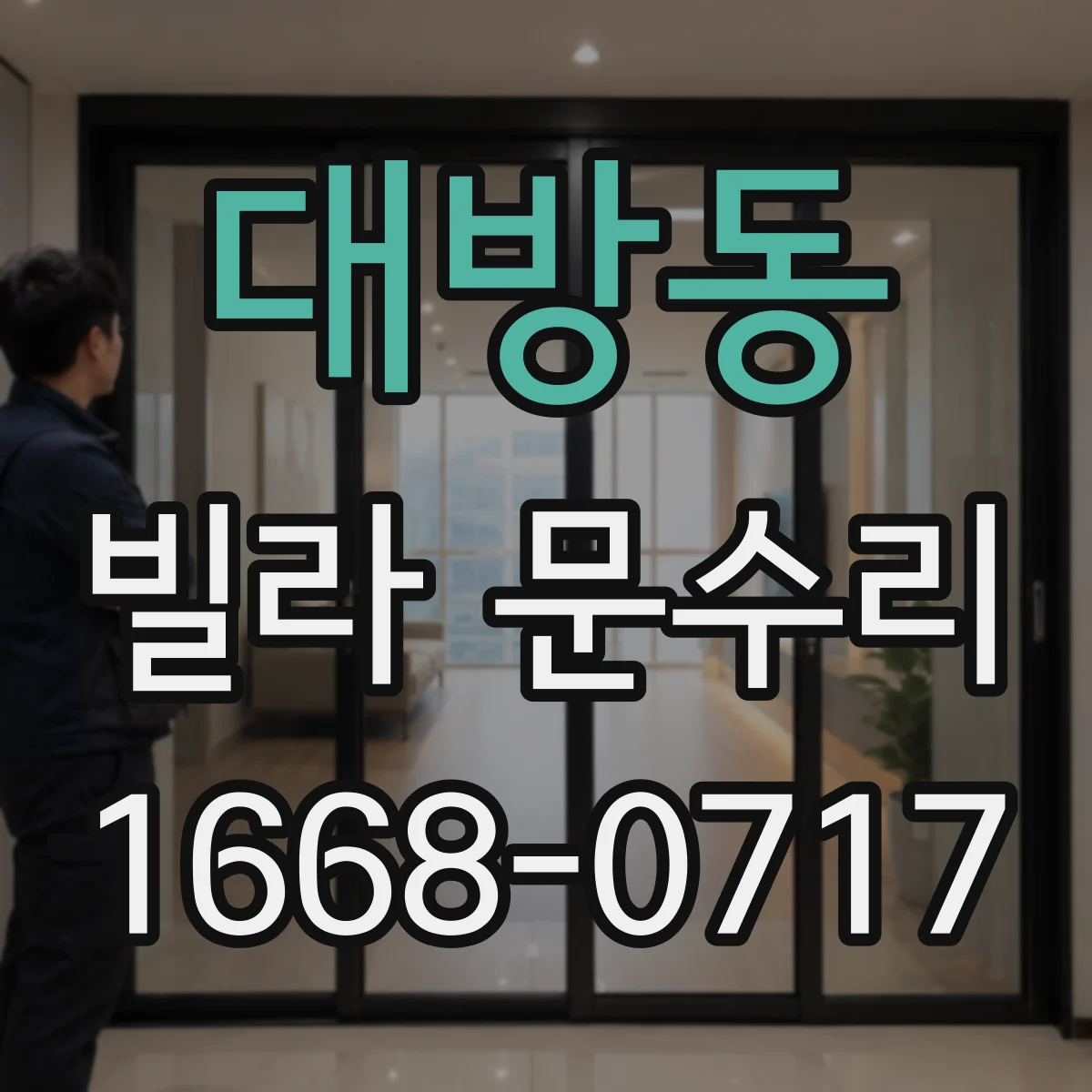 대방동 빌라 문수리
