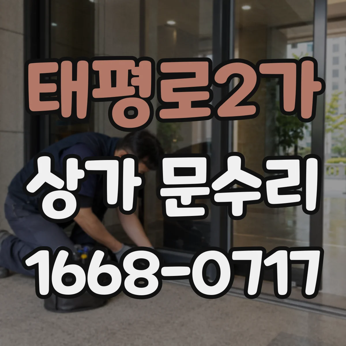 태평로2가 상가 문수리