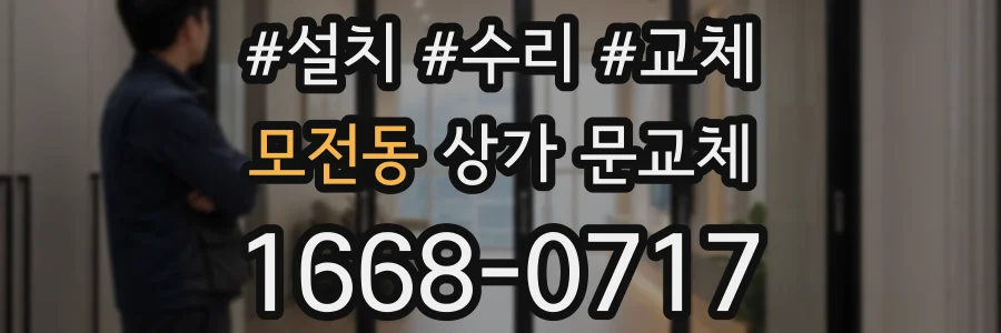 모전동 상가 문교체