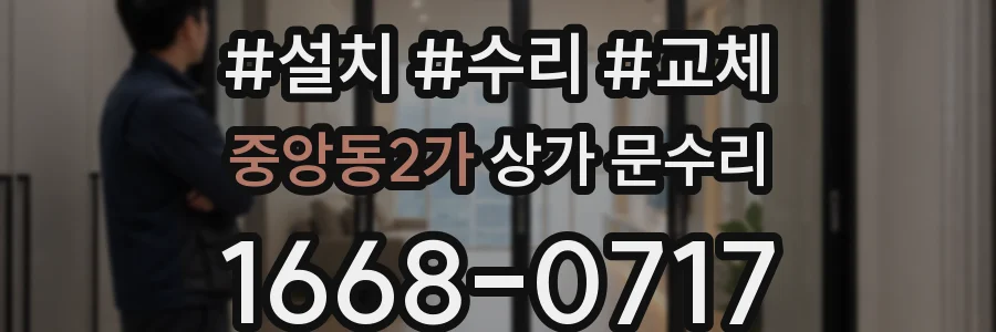 중앙동2가 상가 문수리