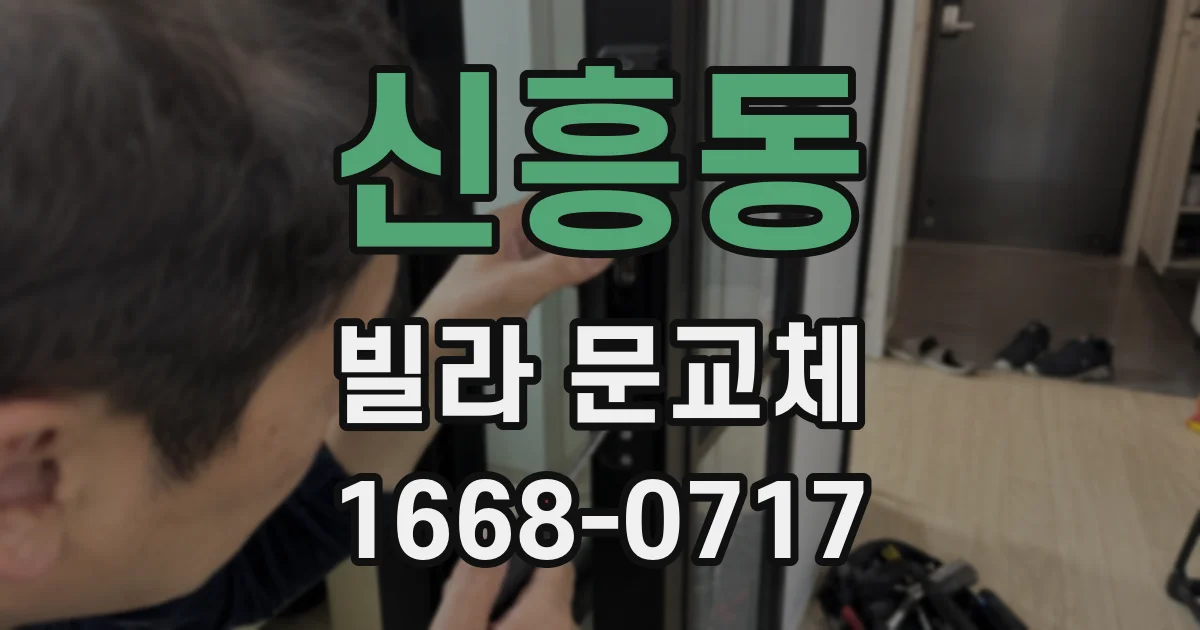 신흥동 빌라 문교체