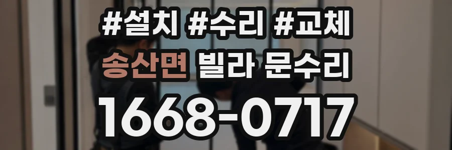송산면 빌라 문수리