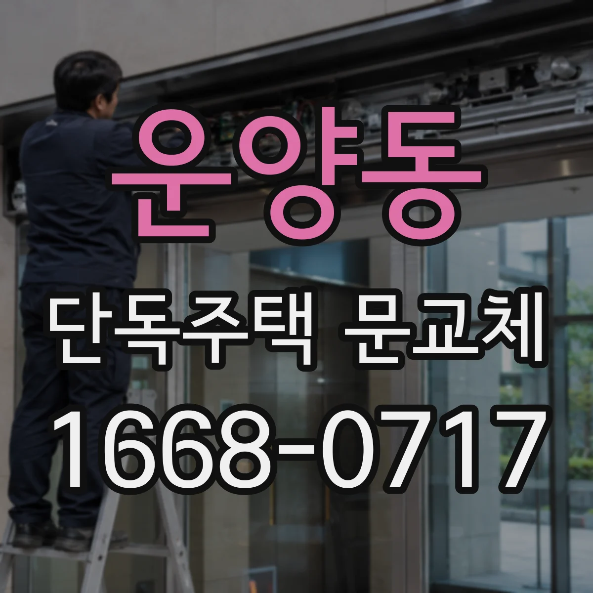 운양동 단독주택 문교체