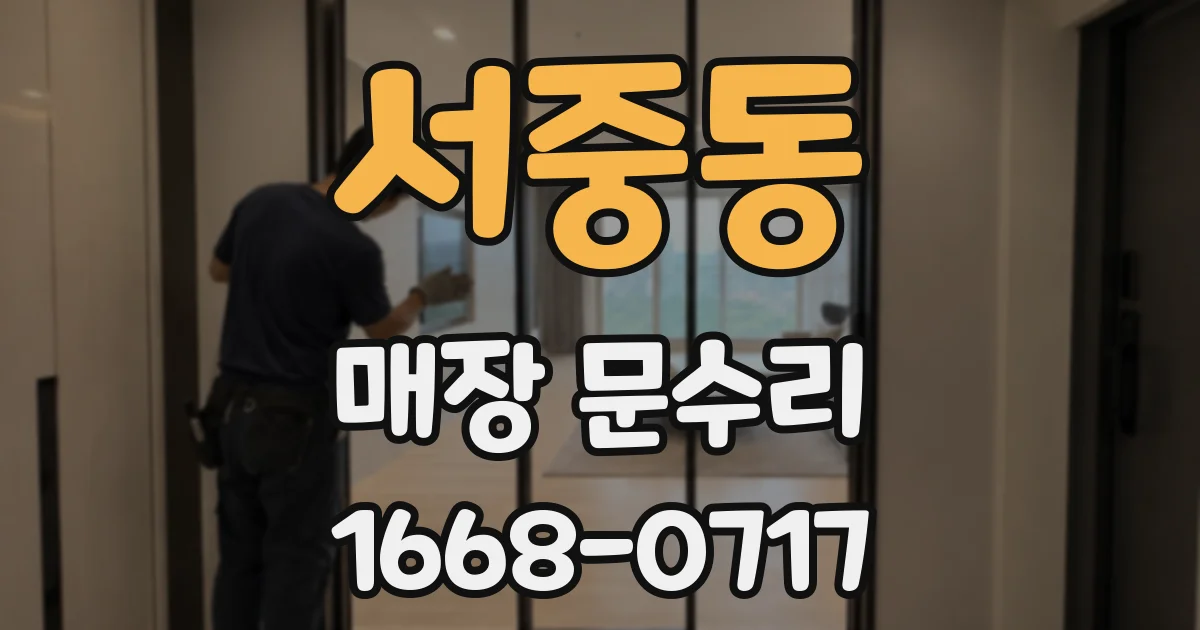 서중동 매장 문수리