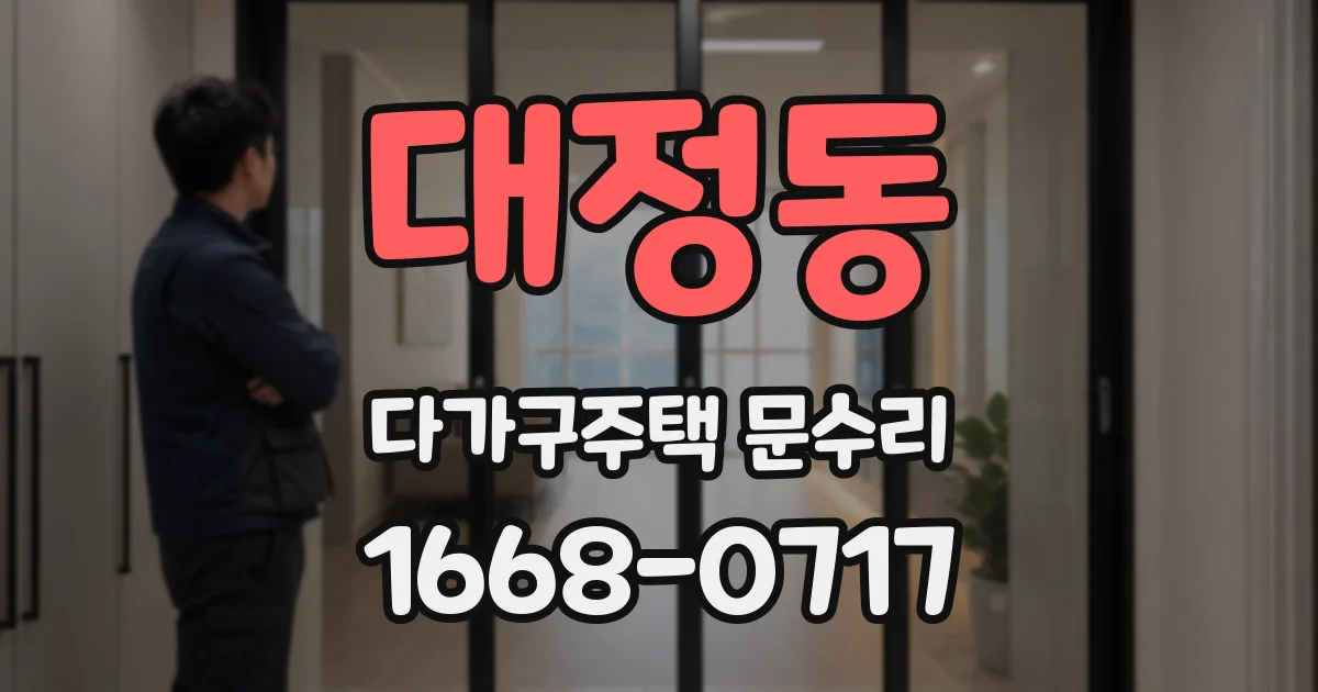 대정동 다가구주택 문수리