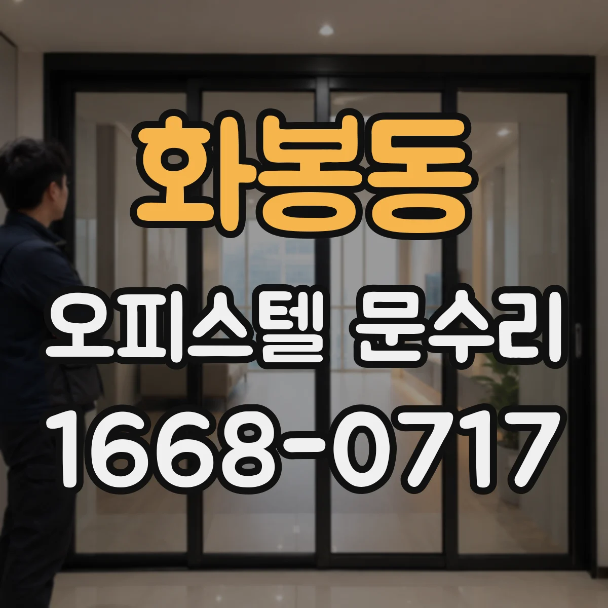 화봉동 오피스텔 문수리
