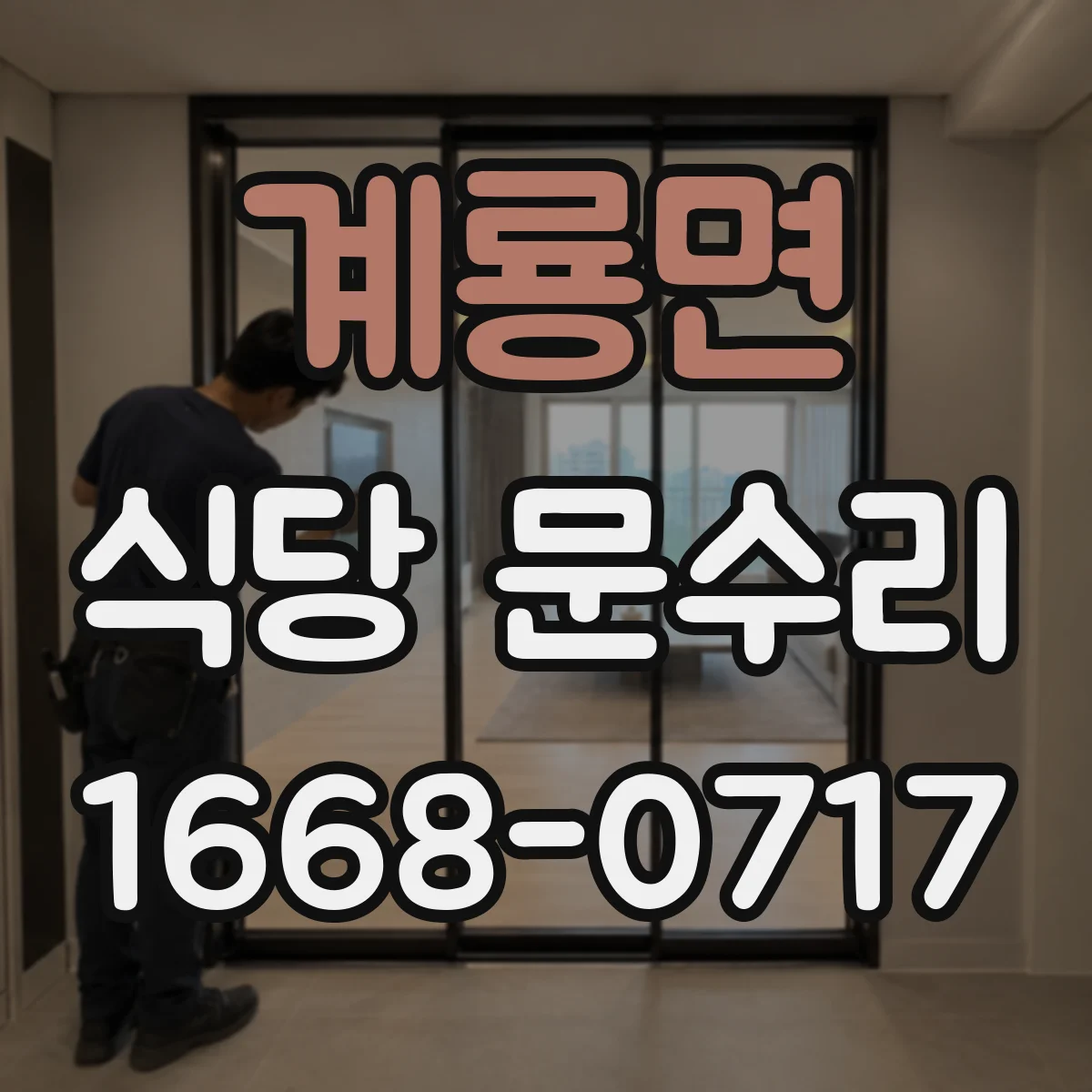 계룡면 식당 문수리