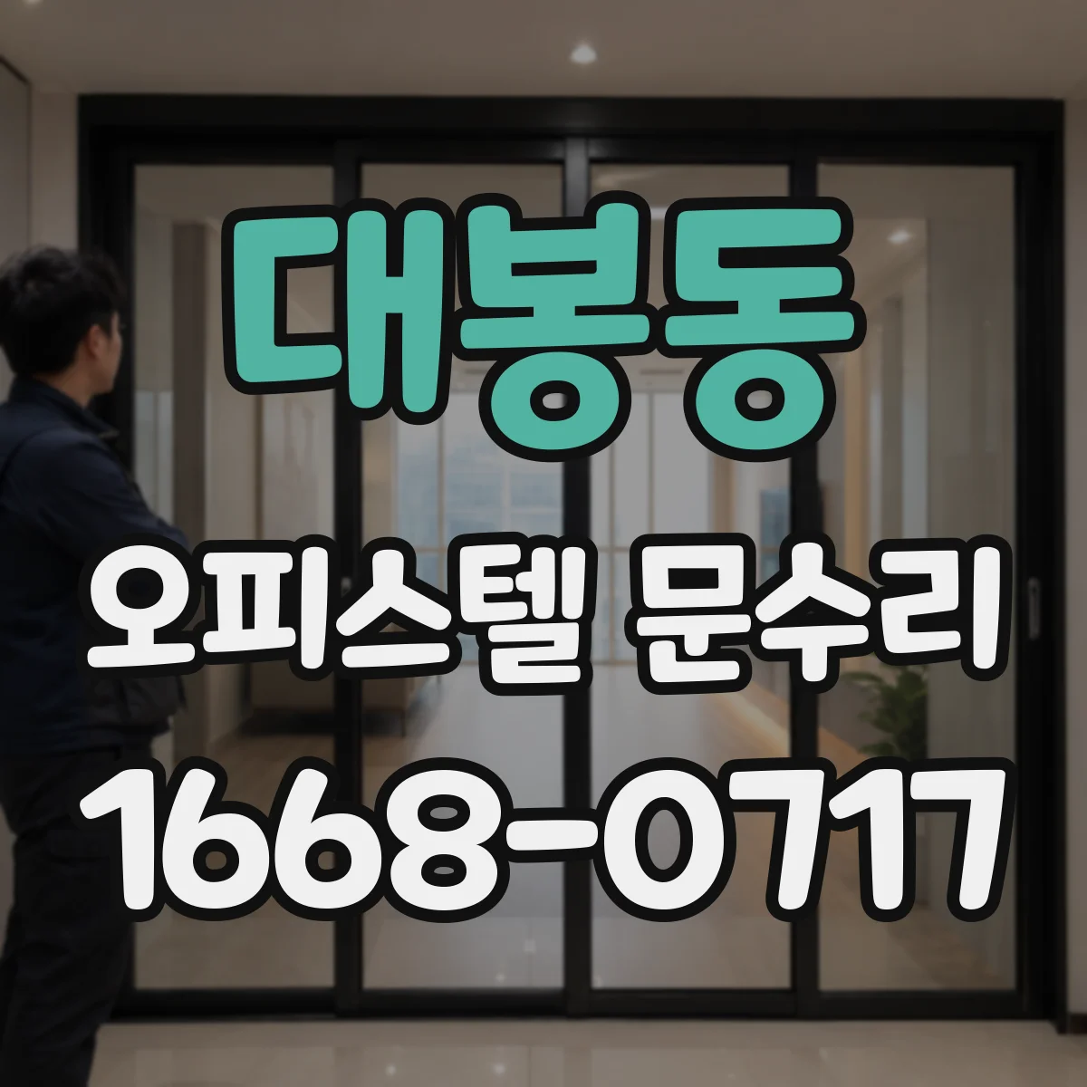 대봉동 오피스텔 문수리