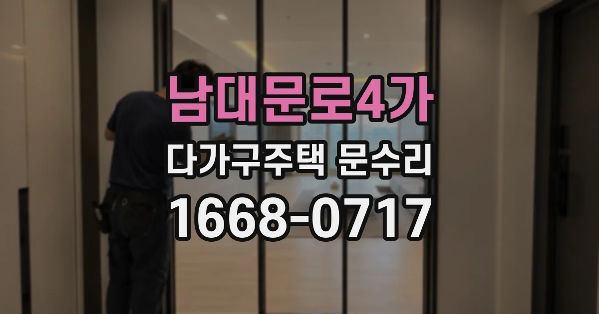 남대문로4가 다가구주택 문수리