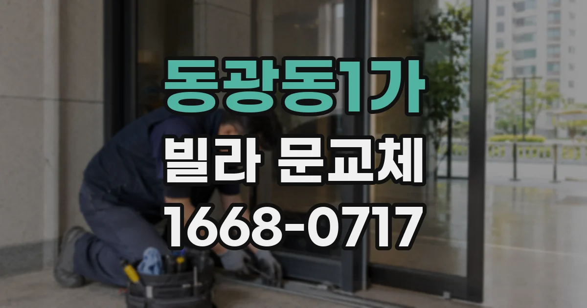 동광동1가 빌라 문교체