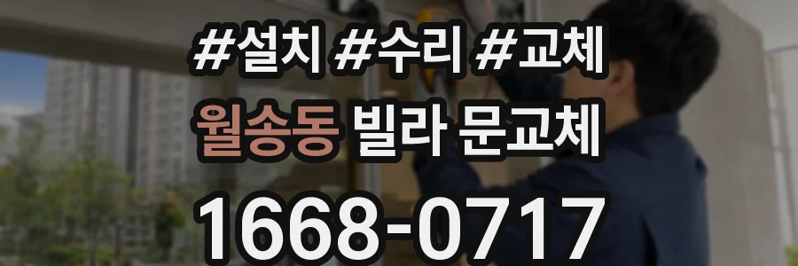 월송동 빌라 문교체
