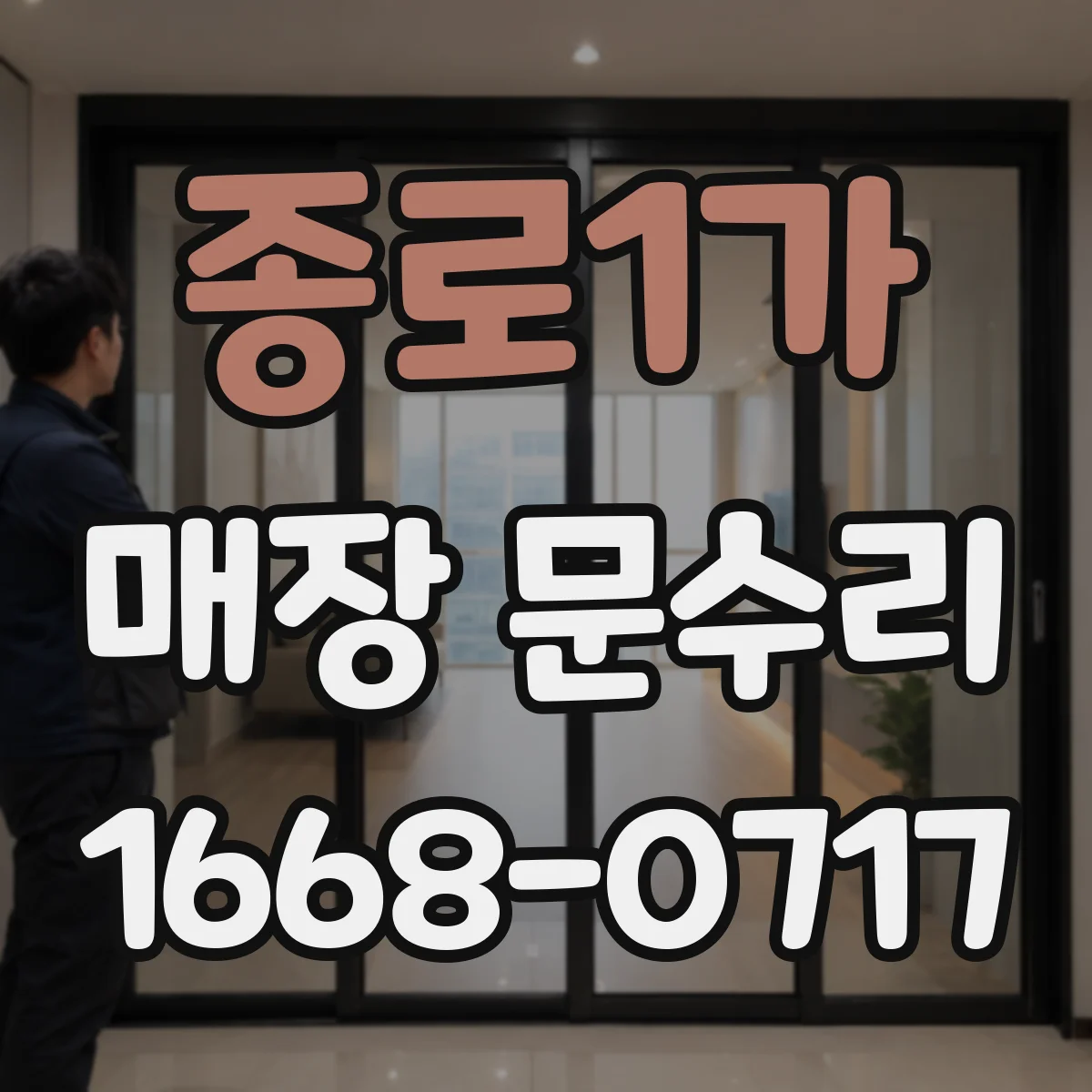 종로1가 매장 문수리