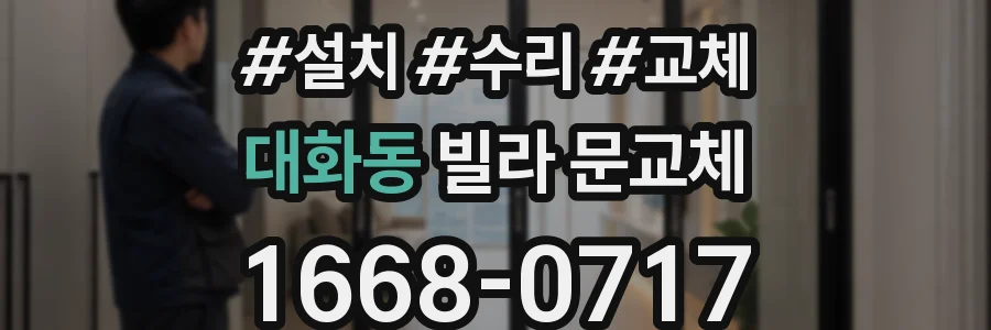 대화동 빌라 문교체