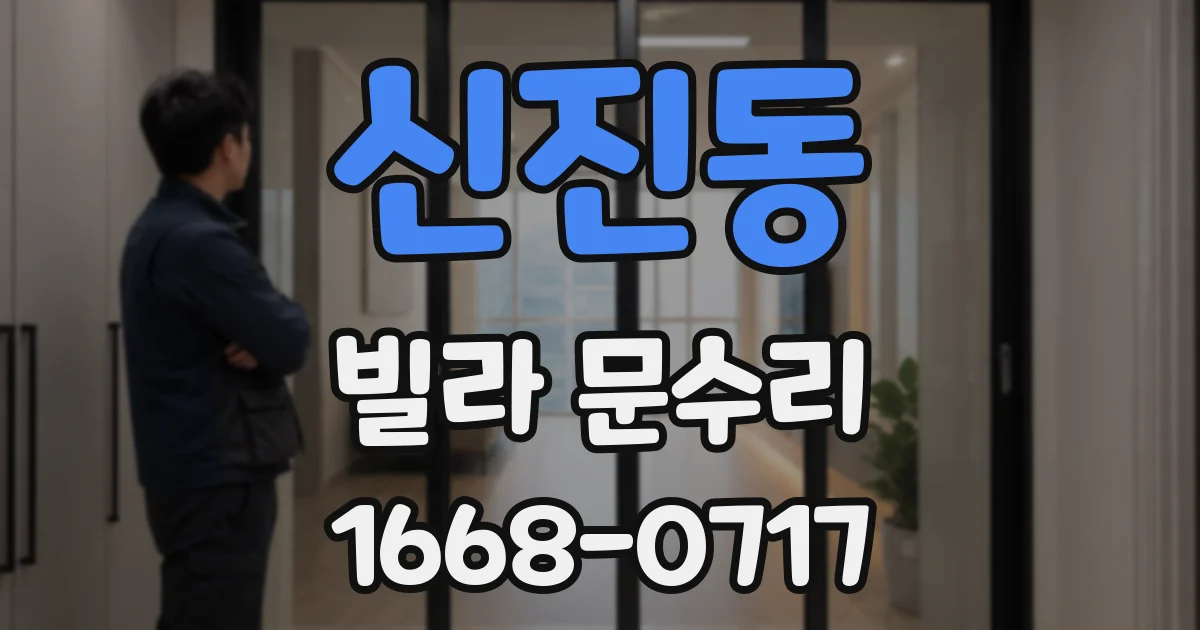 신진동 빌라 문수리