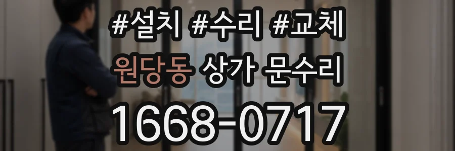 원당동 상가 문수리
