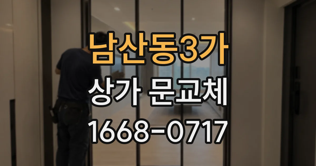남산동3가 상가 문교체