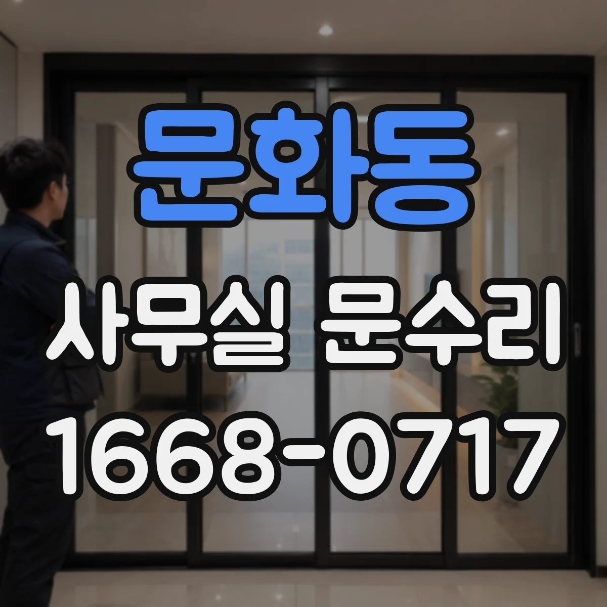 문화동 사무실 문수리