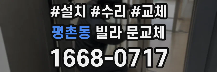 평촌동 빌라 문교체