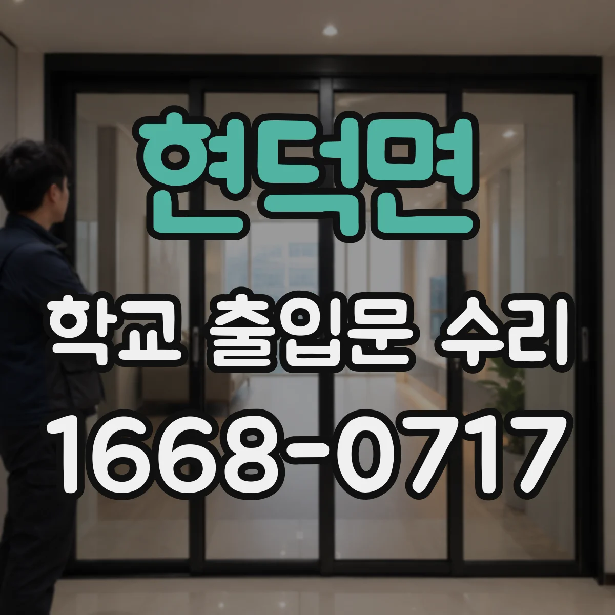 현덕면 학교 출입문 수리