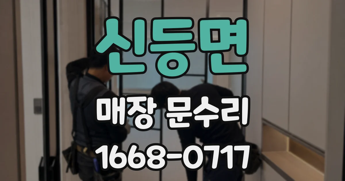 신등면 매장 문수리