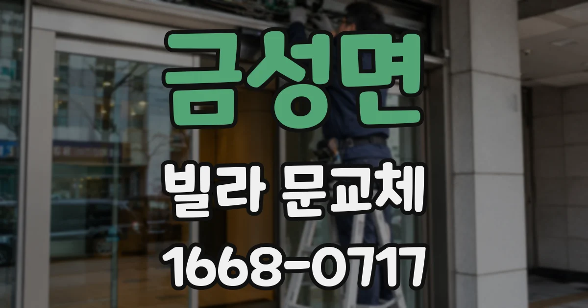 금성면 빌라 문교체