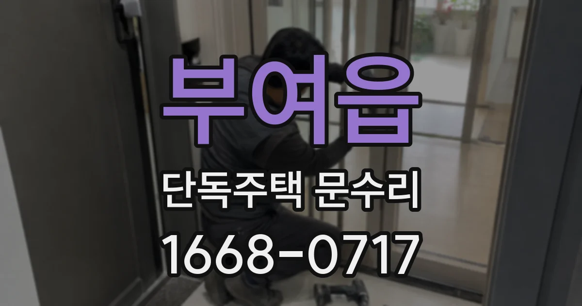 부여읍 단독주택 문수리