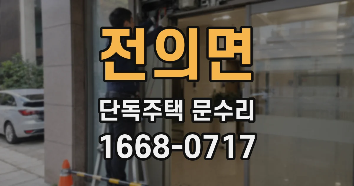 전의면 단독주택 문수리