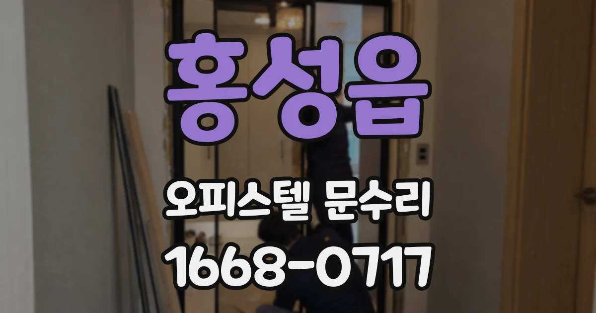홍성읍 오피스텔 문수리