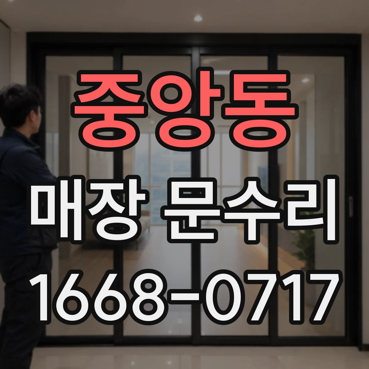 중앙동 매장 문수리