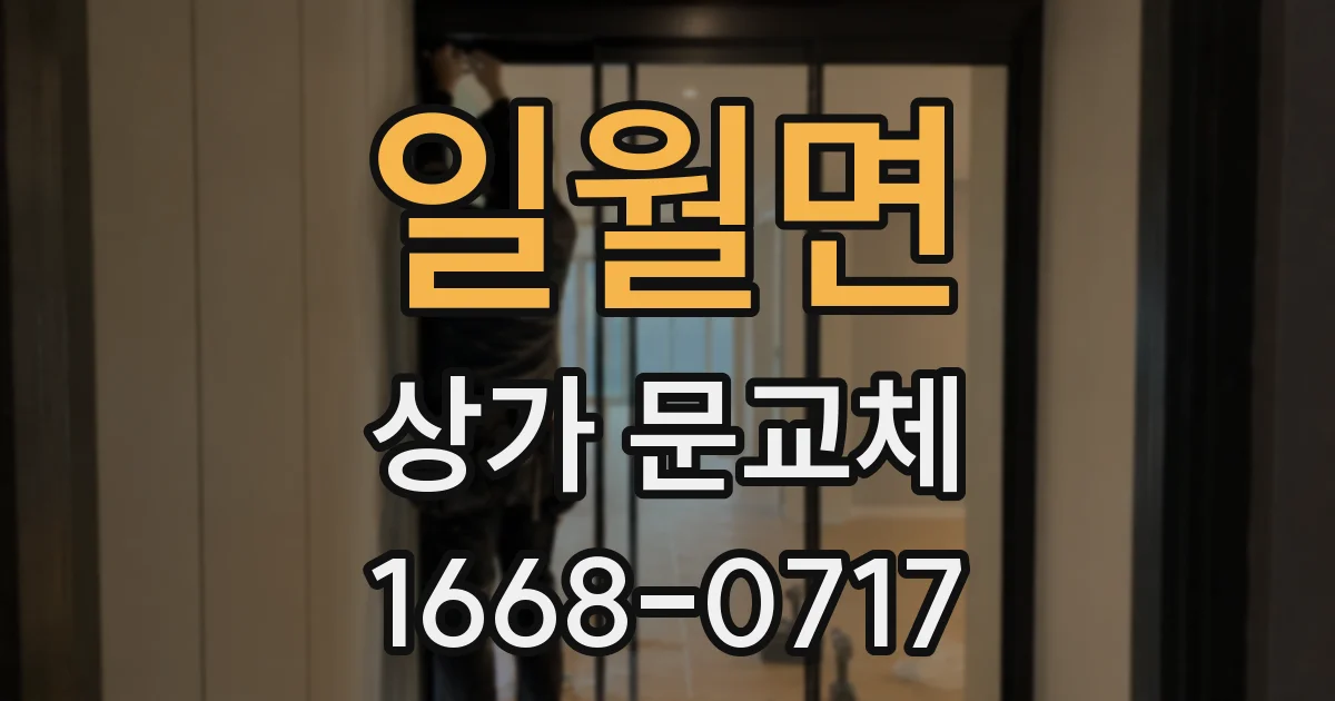 일월면 상가 문교체