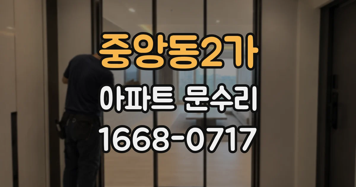 중앙동2가 아파트 문수리
