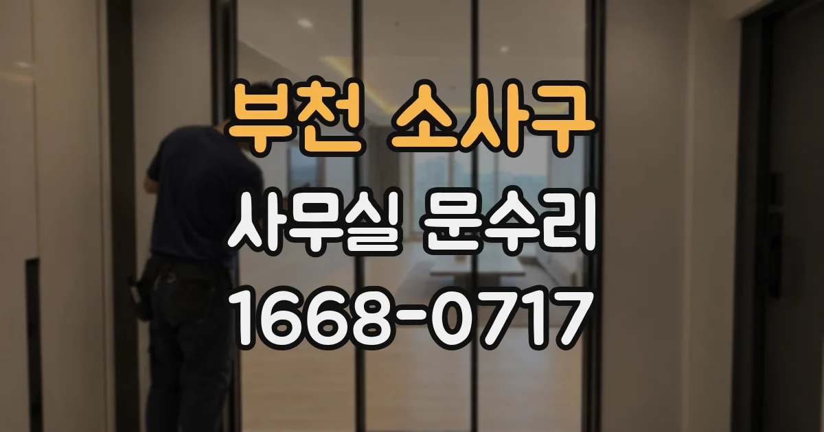 부천 소사구 사무실 문수리