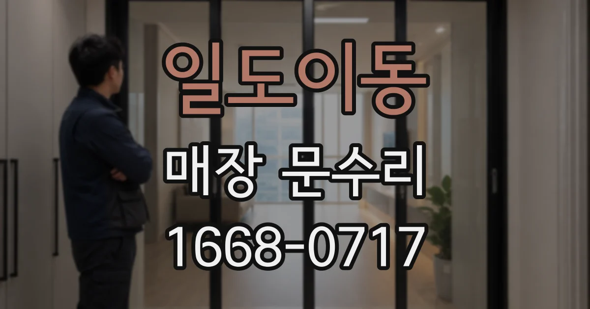 일도이동 매장 문수리