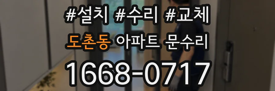 도촌동 아파트 문수리