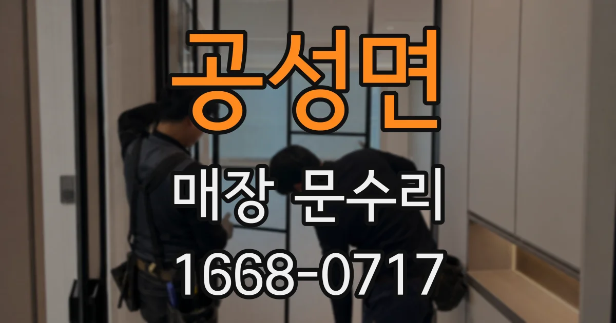 공성면 매장 문수리