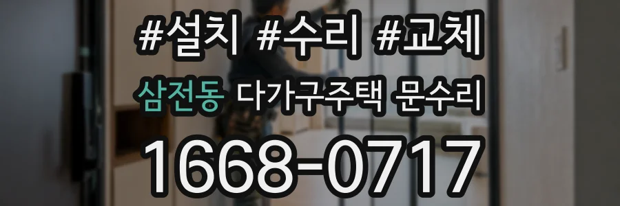삼전동 다가구주택 문수리