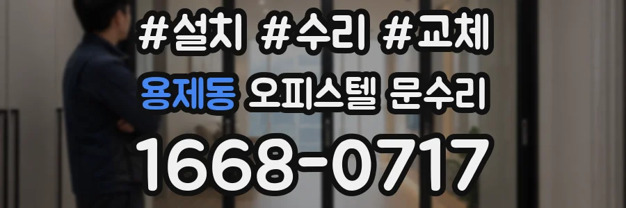 용제동 오피스텔 문수리