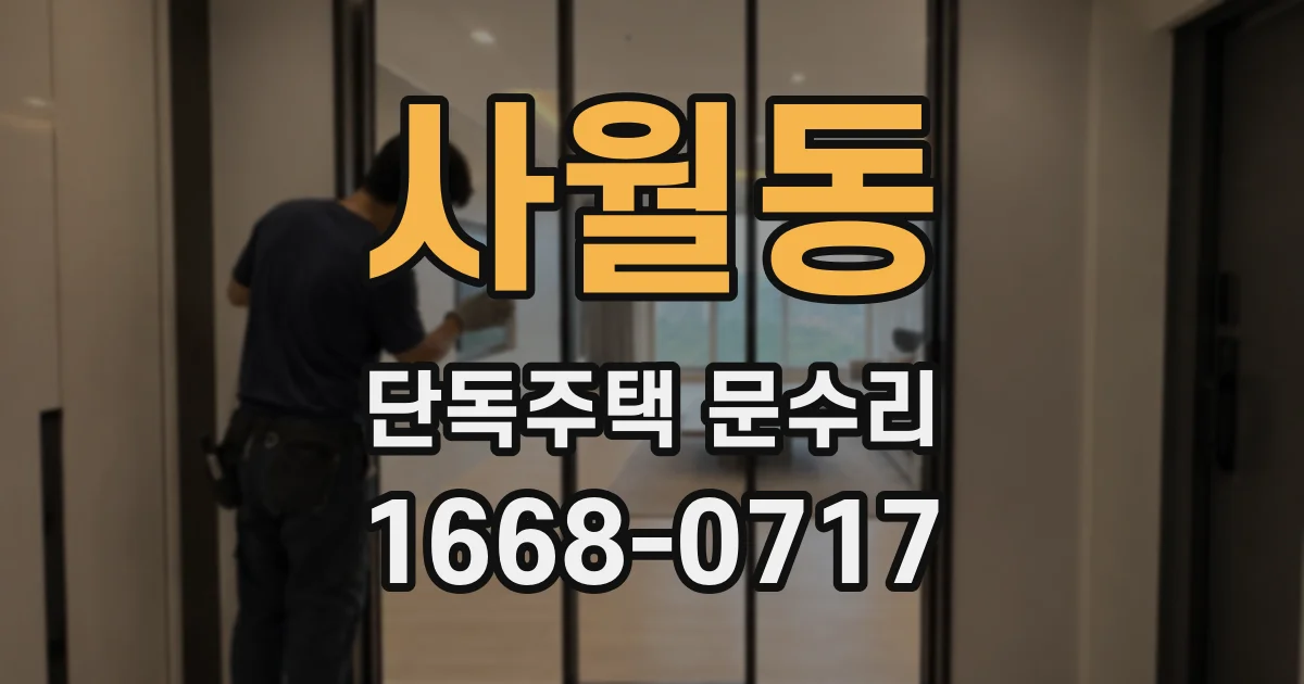 사월동 단독주택 문수리