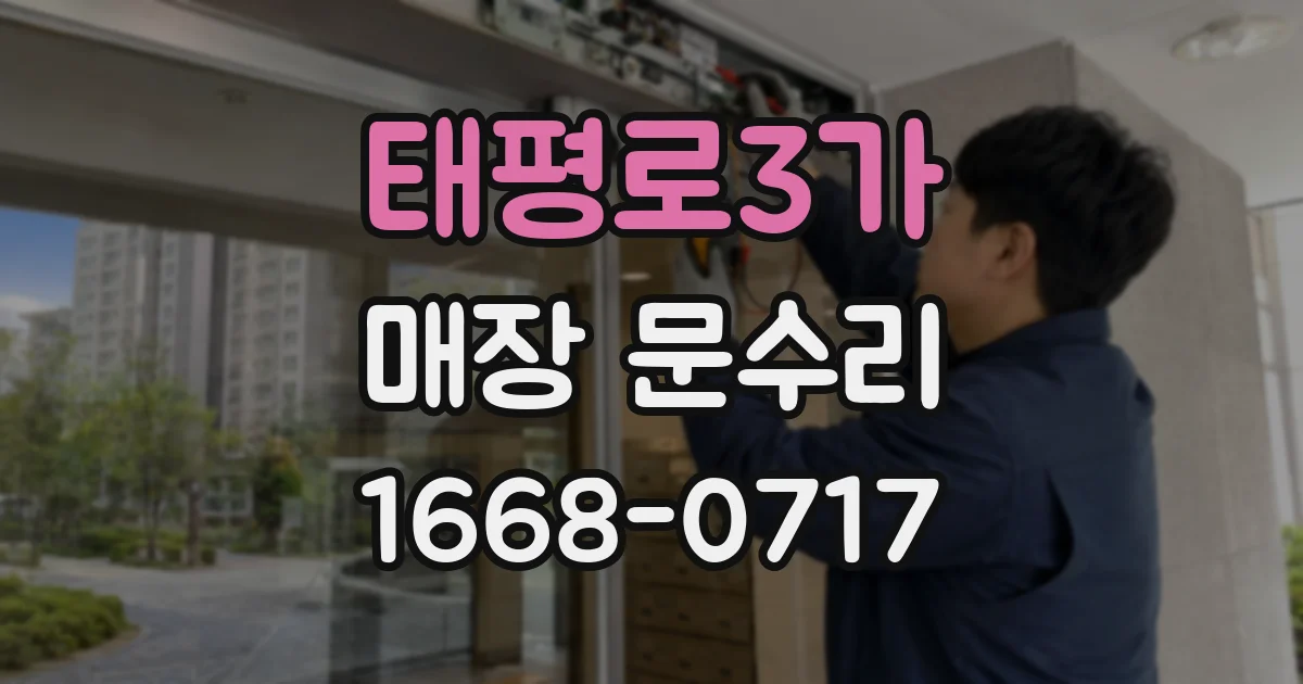 태평로3가 매장 문수리